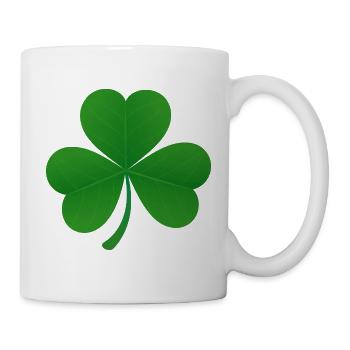 Kleeblatt  - Tasse - Weiß - Rechts