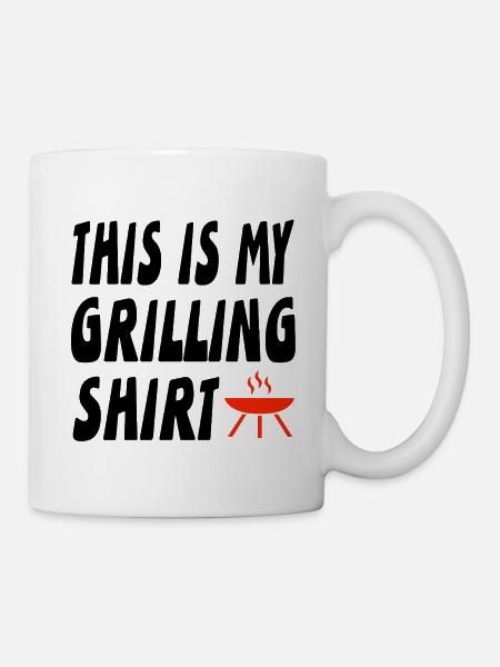 Grillen - Tasse - Weiß