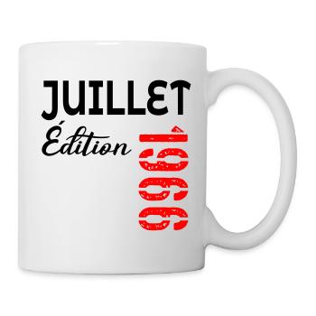 60e Anniversaire Juillet 1966 - Tasse - Weiß - Rechts