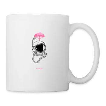 Casque d’astronaute Randonnée Étoiles spatiales Cosmos - Mug blanc - blanc - Droite