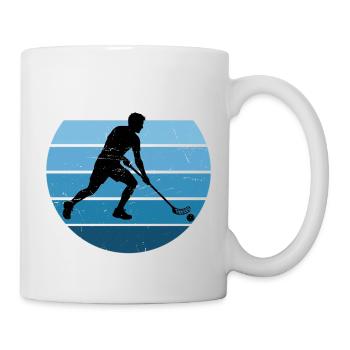 Die Floorballspieler und Floorball passen zusammen - Tasse - Weiß - Rechts