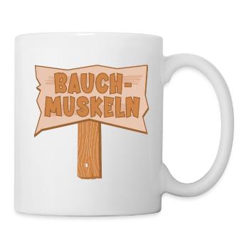 Pfad Sport Bauchmuskeln - Tasse - Weiß - Rechts