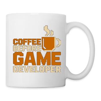 Game Developer Coffee Game Programmer Coffee Lover - Mug - white - Right