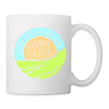 Kind People Are My Kinda People Friendliness - Mug - white - Right