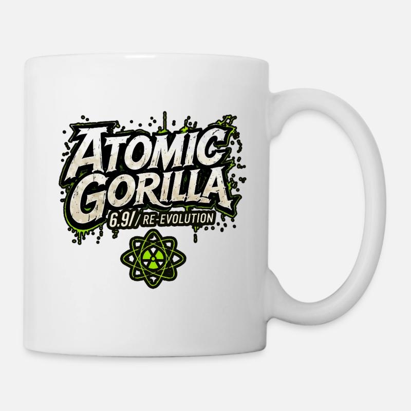 Atomare Gorilla-Reevolution - Tasse - Weiß