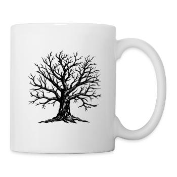 Toter Baum - Tasse - Weiß - Rechts