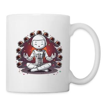 Space Yogi in Astronaut - Mug - white - Right