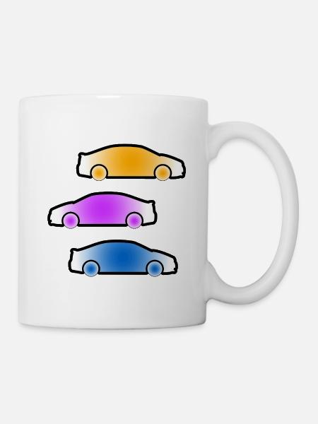Autos - Tasse - Weiß