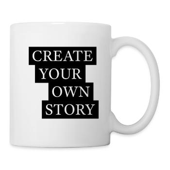 Create Your Own Story Statement - Tasse - Weiß - Rechts