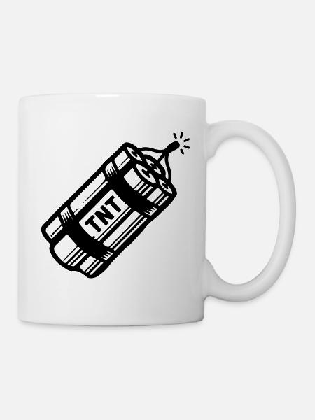 Dynamit Tnt - Tasse - Weiß