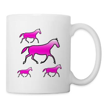 horses - Mug - white - Right