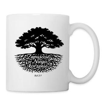 Vatertags-T-Shirt Wurzeln schlagen Kol 2 - Tasse - Weiß - Rechts