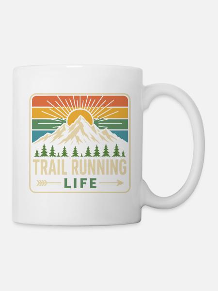 Trailrunning-Leben - Tasse - Weiß