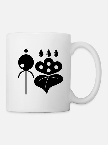 Zen und Japanisch - Tasse - Weiß