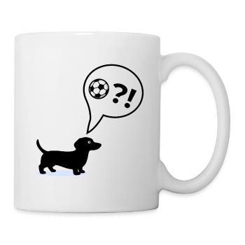 Football des Teckels - Mug blanc - blanc - Droite