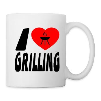 Griller - Mug blanc - blanc - Droite