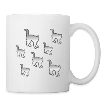 félin - Mug blanc - blanc - Droite