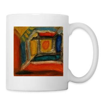 Fragment intérieur coloré - Mug blanc - blanc - Droite
