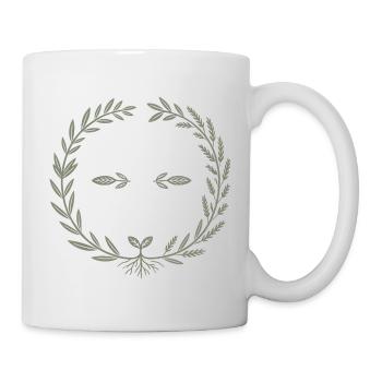 Rooted in History Laurel Emblem - Mug - white - Right