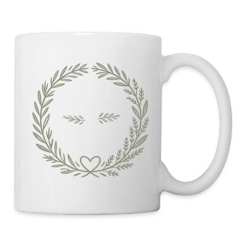 Rooted in History Laurel Emblem - Mug - white - Right