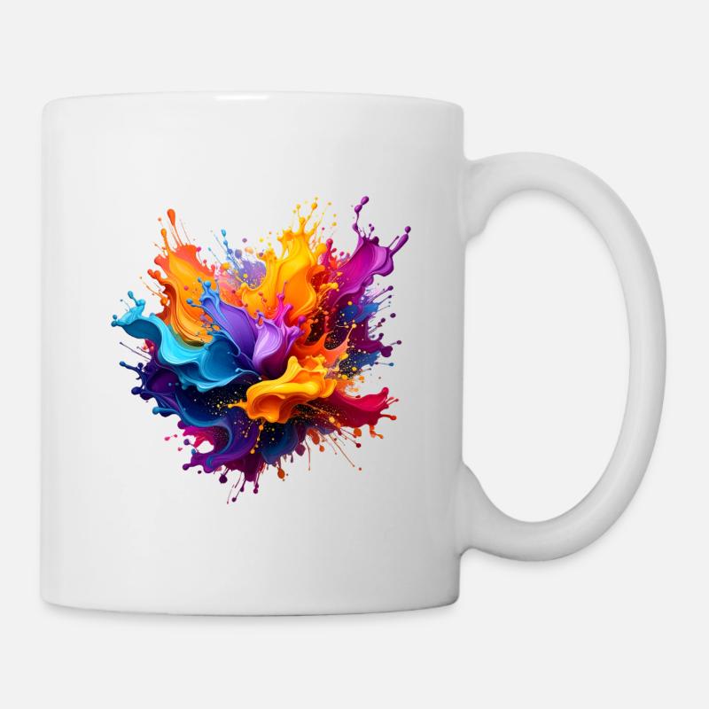 Paint Splash Explosion - Mug - white