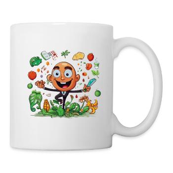 Héros de cuisine Magie des légumes - Mug blanc - blanc - Droite