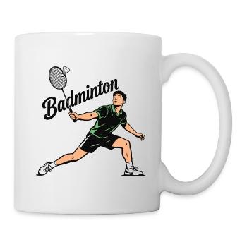 badminton sport - Mug - white - Right