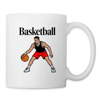 Basketball - Tasse - Weiß - Rechts