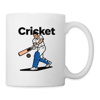Cricket - Tasse - Weiß - Rechts