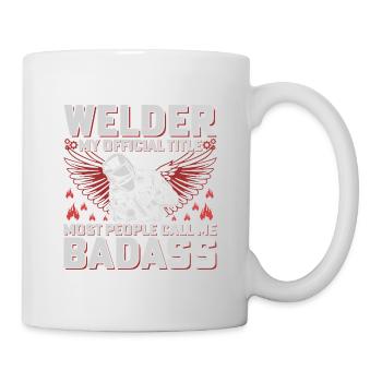 Welder Badass Official Title Artisan - Mug - white - Right