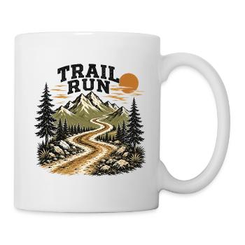 Trailrun - Tasse - Weiß - Rechts
