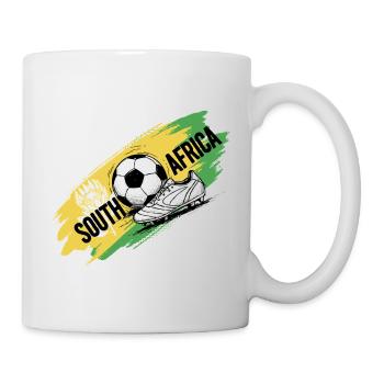 Südafrika Fußballtrikot Südafrika Fußball - Tasse - Weiß - Rechts