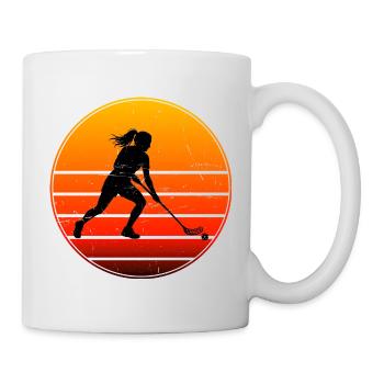 Idée de cadeau pour un joueur de baseball avec Salibandy - Mug blanc - blanc - Droite