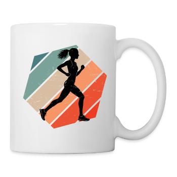 Gift idea for a runner with running - Mug - white - Right