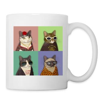 Alt Cats Quartet - Mug - white - Right