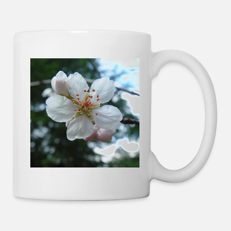 Almond Blossom Spring Look 01 - Mug - white