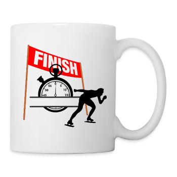 Skating Finish Time - Mug - white - Right