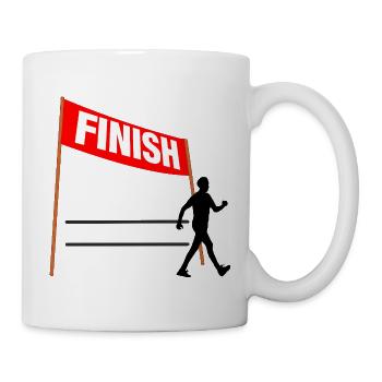 Walking Finish Custom Men - Mug - white - Right