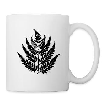 Fern Leaves Fronds - Mug - white - Right