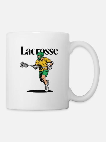 Lacrosse-Sport - Tasse - Weiß