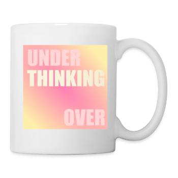 Denken - Tasse - Weiß - Rechts