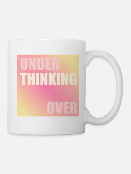 Denken - Tasse - Weiß