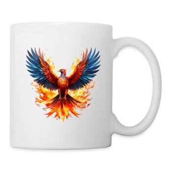 Phoenix Fire Flight Color Wings - Mug - white - Right