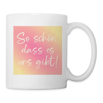 Beziehung Partnerschaft - Tasse - Weiß - Rechts