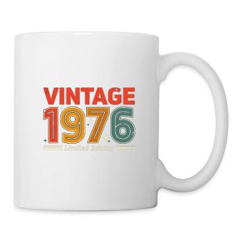 vintage 1976 édition limitée - Mug blanc - blanc - Droite