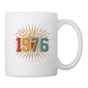 vintage 1976 édition limitée - Mug blanc - blanc - Droite