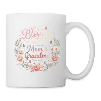 Mom & Grandma | Mom and Grandma Gift - Mug - white - Right