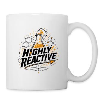 Highly Reactive – Chemistry Design for Chemistry Geeks - Mug - white - Right