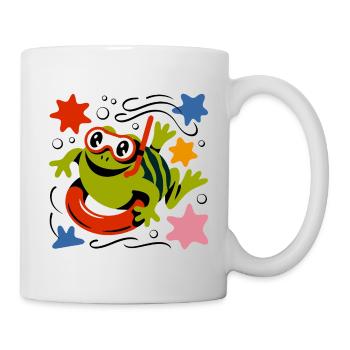 Cool Diving Frog - Mug - white - Right