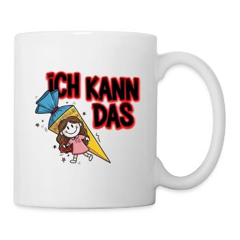 Ich Kann Das Lernheldin - Tasse - Weiß - Rechts